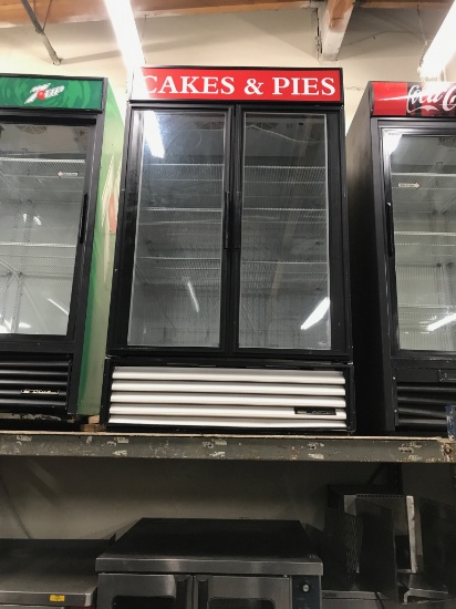 true 2 glass door freezer