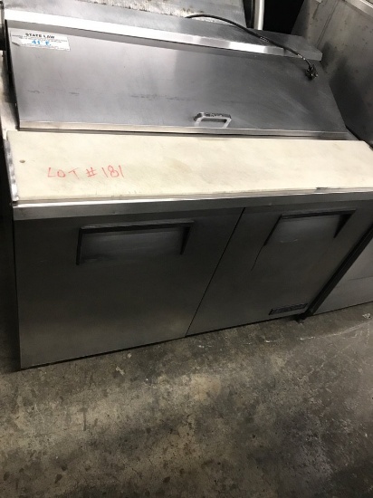 True 48" sandwich prep table