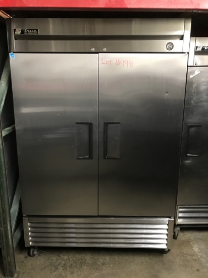 TRUE 2 DOOR REFRIGERATOR (LIKE NEW)