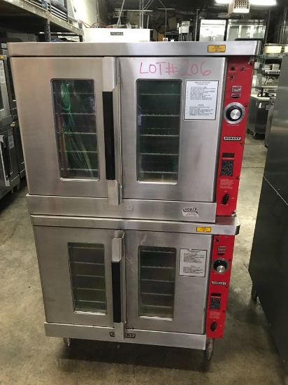 Hobart db stacked gas convection oven