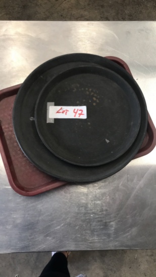 MISC. SIZE & COLOR SERVING TRAYS