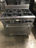 US Range 6 burner/ convection oven stove