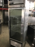 True 1 glass door merchandiser refrigerator