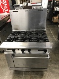 American Range 6 burner stove w/oven