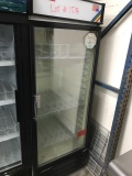 Turbo air 1 glass door beverage refrigerator