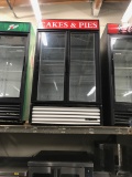 true 2 glass door freezer