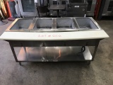 4 compartment electric steam table