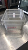 POLYCARBONATE FOOD STORAGE CONTAINER