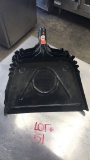 BLACK METAL DUST PAN