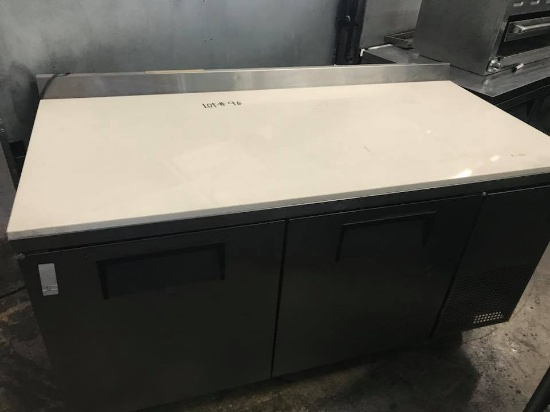 TRUE 67" 2 DOOR WORKTOP REFRIGERATOR