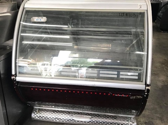 SEVEL 48" CURVE GLASS GELATO CASE