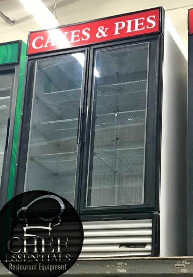 TRUE 2 GLASS DOOR REACH IN MERCHANDISER