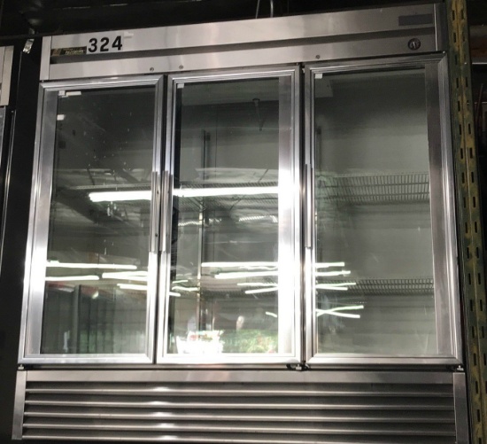 TRUE 3 SWING GLASS DOOR REFRIGERATOR