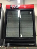 TRUE 2 GLASS DOOR REACH IN MERCHANDISER