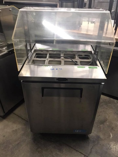 TURBO AIR 27" SALAD BAR WITH SNEEZE GUARD