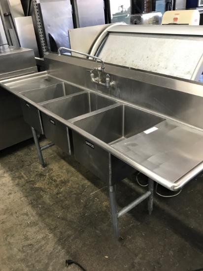 3 compartment sink