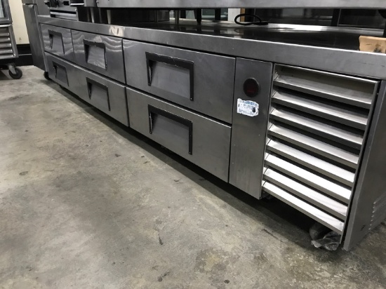 True 6 drawer chef base refrigerator