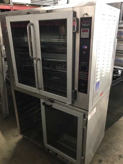 Deluxe electric convection oven w/proffer