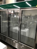 True 3 glass door refrigerator