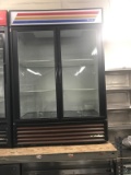TRUE 2 GLASS DOOR REACH IN MERCHANDISER