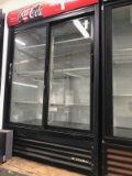 TRUE 2 GLASS DOOR REACH IN MERCHANDISER