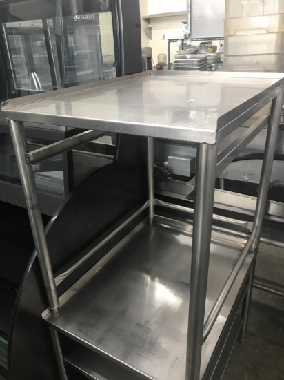 24" ALL SS EQUIPMENT STAND