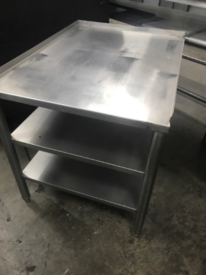24" ALL SS EQUIPMENT STAND