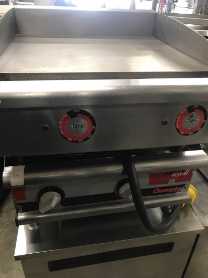 2 APW 24" ELECTRIC GRIDDLE