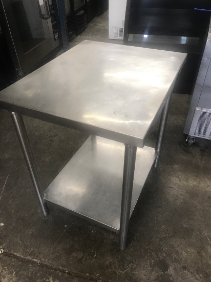 24" ALL SS WORK TOP TABLE