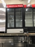 TRUE 2 GLASS DOOR REACH IN FREEZER