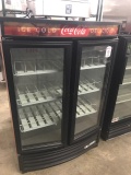 TRUE 2 GLASS DOOR REACH IN MERCHANDISER REFRIGERATOR