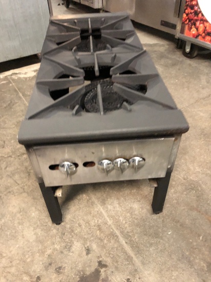 ROYAL 2 BURNER STOCK POT RANGE