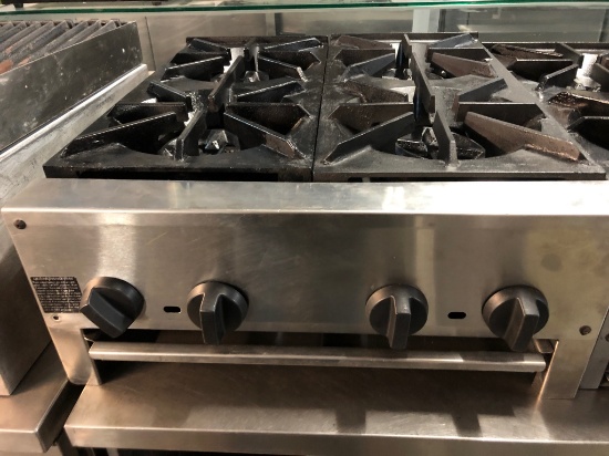 ROYAL 4 BURNER RANGE COUNTERTOP