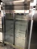 TRAULSEN 2 SLIDING GLASS DOOR REFRIGERATOR, MODEL AHT232NREFSL