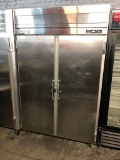 BEVERAGE AIR 2 DOOR BAKERY RACK REFRIGERATOR
