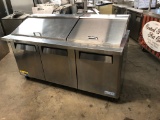 TURBO AIR 72 MEGATOP PREP TABLE, MODEL MST-72-30