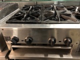 ROYAL 4 BURNER RANGE COUNTERTOP