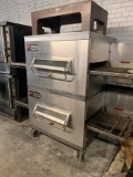 MIDDLE BY MARSHALL DOUBLE DECK PIZZA CONVEYOR OVEN