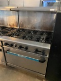 Radiance 6 Burner Range w/Oven Below & Overshelf