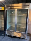 True 2 Glass Door Merchandiser / Refrigerator