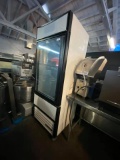 True Single Glass Door Freezer, ICE freezer