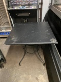 Black Patio Dining Tables 29 1/2 x 29 1/2