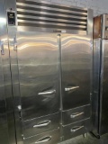 Traulsen 2 Door Refrigerator w/4 Drawers