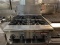 Tri-Star 4 Burner Countertop Gas Range w/Backsplash