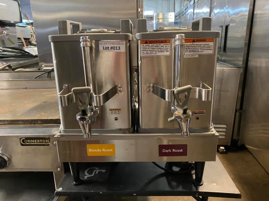 Bunn 2SH Soft Heat Stand for 2 Satellite Coffee Servers, including 2 Servers