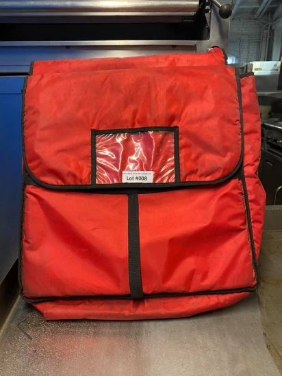 Red 22” Insulated Pizza Carrier