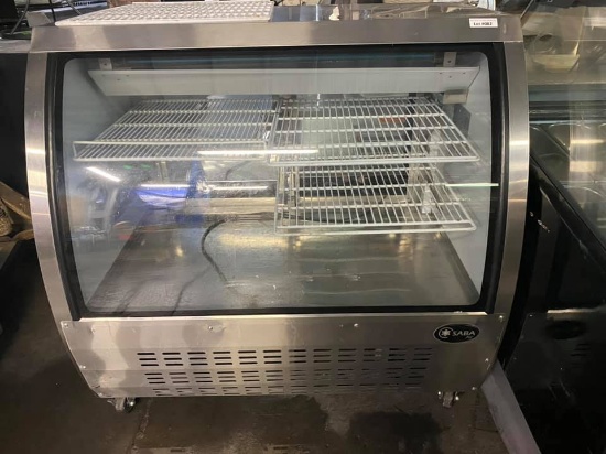 Saba Air 47 1/4 Curved Glass Deli Display Case