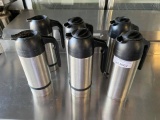PMI twist 16-00002-000 A-14 SteelVac Carafe, 1 Liter, NSF, Brushed Stainless Steel