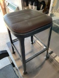 Brown Padded Stools