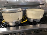 Thunder Group RER55ASN Rinnai 110 Cup (55 Cup Raw) Natural Gas Rice Cooker - 35,000 BTU